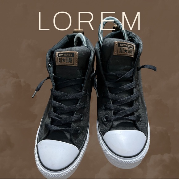 Rare*Converse all star gym shoes mens Size 7 high top - Picture 13 of 13